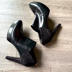 Gucci Black Heeled Boots with Stiletto Heel